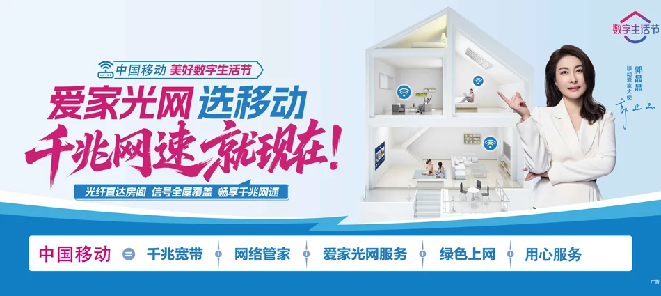 中国移动桃山区移动宽带
